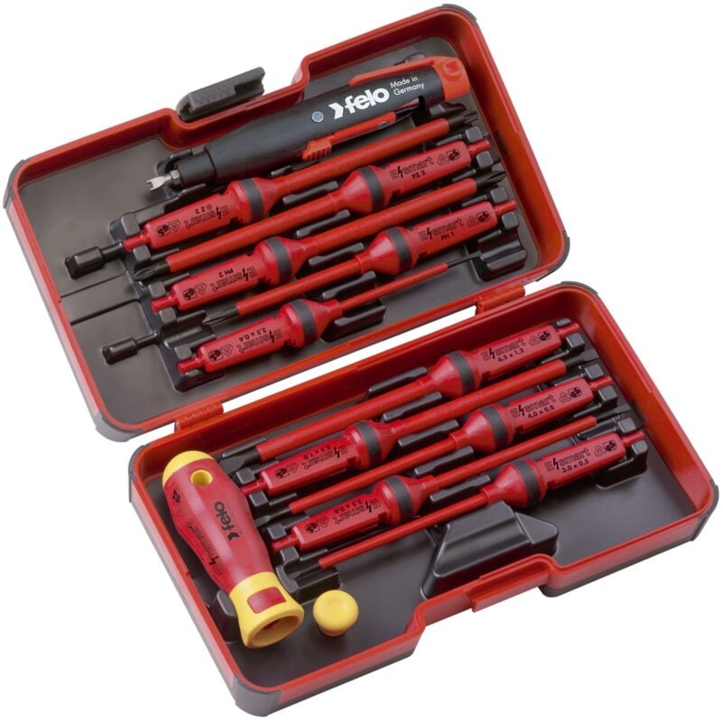 Ensemble de 14 tiges isolées interchangeables d'E-Smart Industry. sl/ph/pz/z/sp/sq/bh Felo 06391316