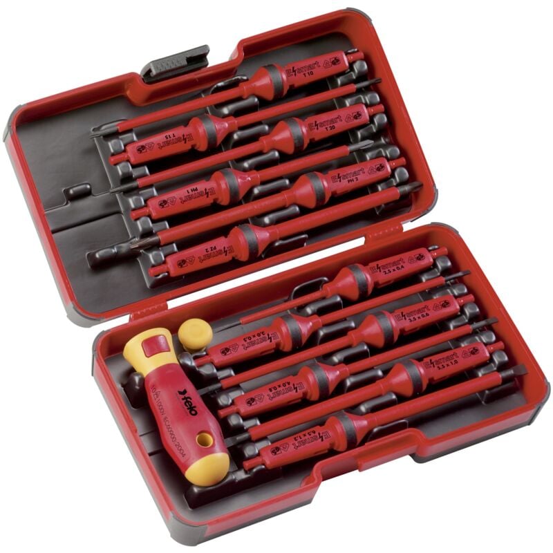 Image of E-Smart 14-tlg. Wechselstab-Isolierset. SL/PH/PZ/TORX® Felo 06391306
