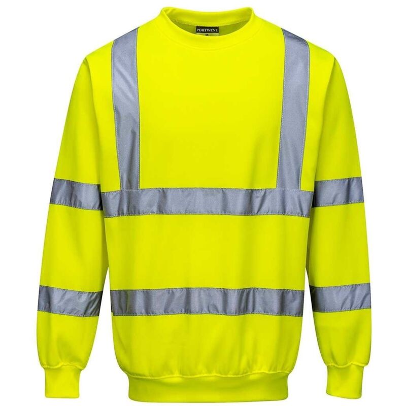 Felpa Ad Alta Visibilita' Gialla, misura: xs