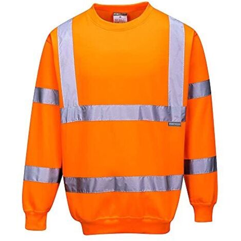Felpa ad alta visibilità arancione 2XL