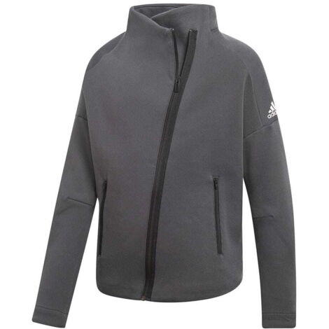 Felpa Adidas ID da ragazzo con chiusura asimmetrica e maniche larghe 152