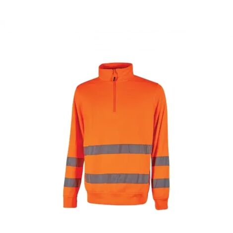 Felpa alta visibilitA U-Power Zip corta arancione L [WCY319OF-L]