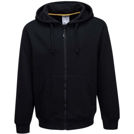 Felpa con cappuccio e zip Portwest NICKEL Nero L