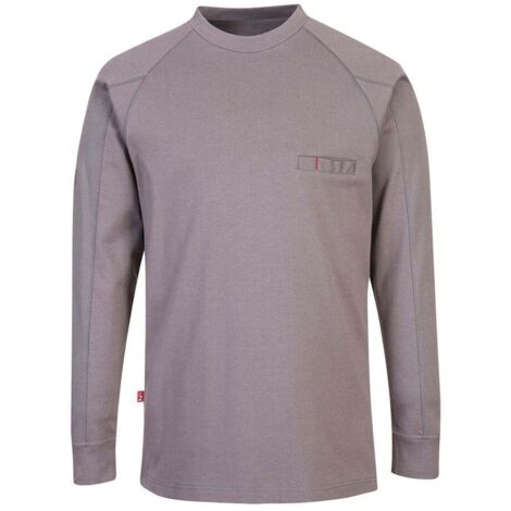 Felpa con collo rotondo antistatica colore: grigio taglia XXL - Portwest