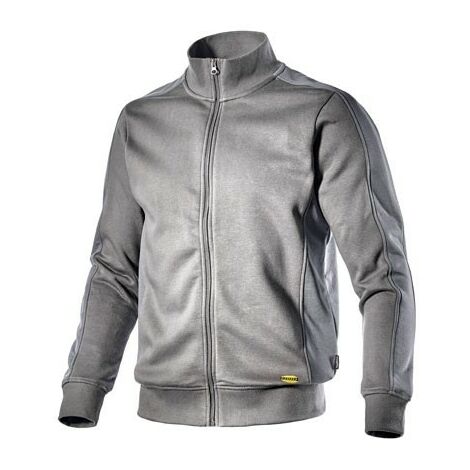 Felpa con zip Diadora Armeric II Grigio Acciaio - 702161206 - size XXL