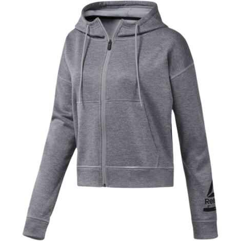 Felpa con zip REEBOK WOR THERMOWARM MEL XS da donna