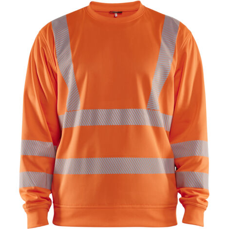 Felpa da lavoro ad alta visibilità 3562 - Arancione 4XL