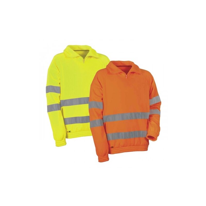Sudadera de trabajo de alta visibilidad Cofra Vision - xl - Amarillo
