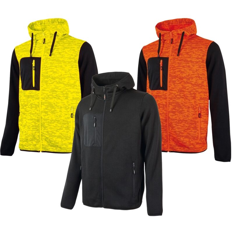 Rainbow Sweatshirt mit Kapuze - xl - Gelb - U-power