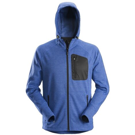 FELPA IN PILE CAPPUCCIO E ZIP FLEXIWORK TG. XXL CELESTE