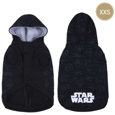 Felpa per Cani Star Wars XXS Nero