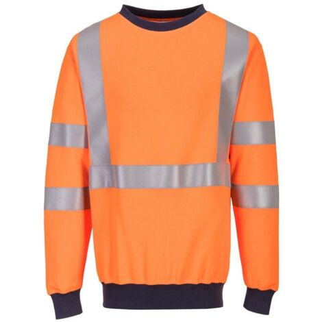 Felpa Rispetto al Fuoco Risistente al Fuoco Colore: Arancione Taglia XL - Portwest