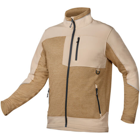 Felpa softshell OUTDOOR, beige, taglia XL