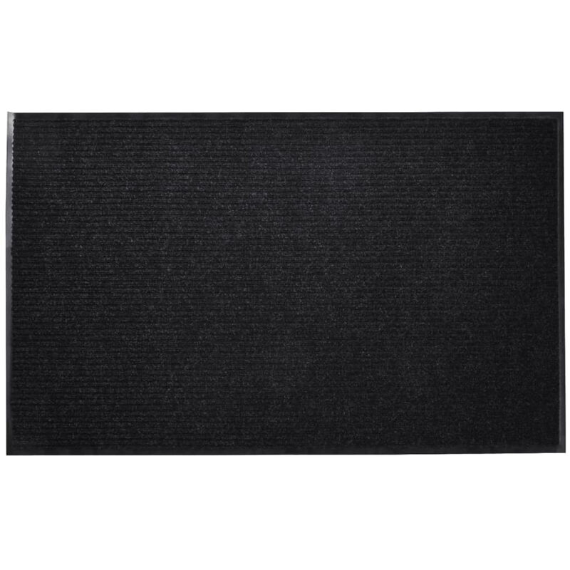 

Felpudo alfombra de entrada PVC negro 90x120 cm