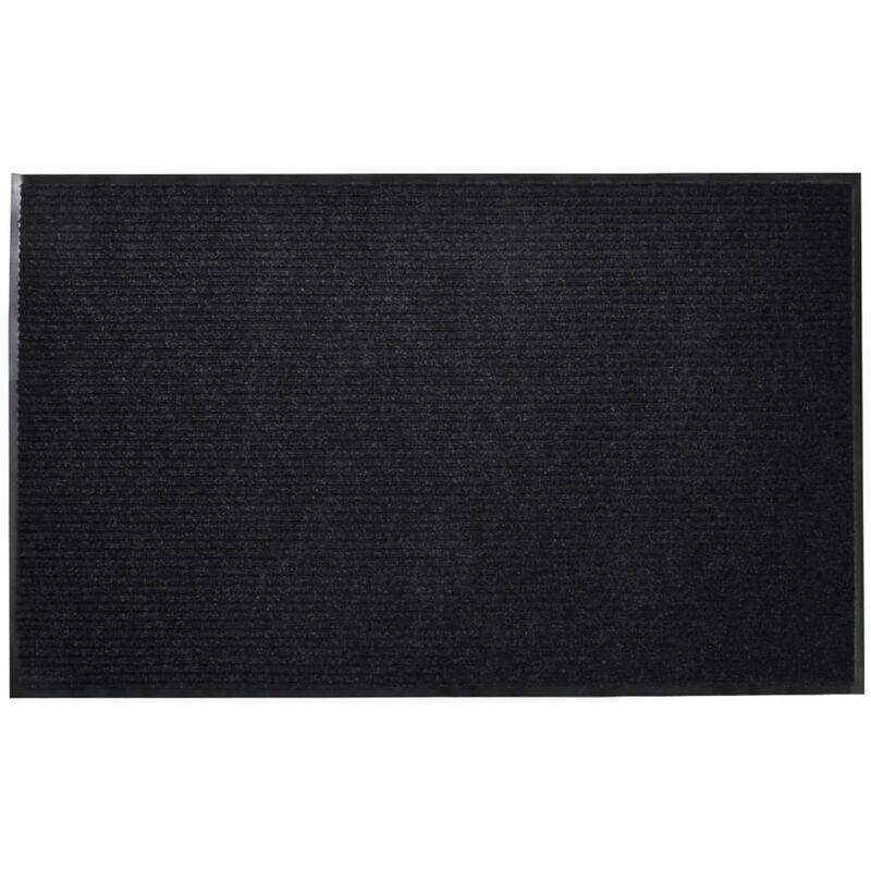 

Felpudo alfombra de entrada PVC negro 90x60 cm