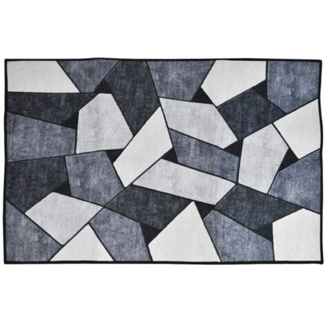 Felpudo antideslizante de 50 x 80 cm, lavable a máquina, absorbente y duradero, para dormitorio, salón, pasillo y cocina.