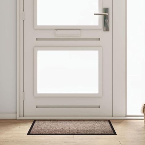 Felpudo Beige 60 x 40 x 1.2 cm Tela de peluche