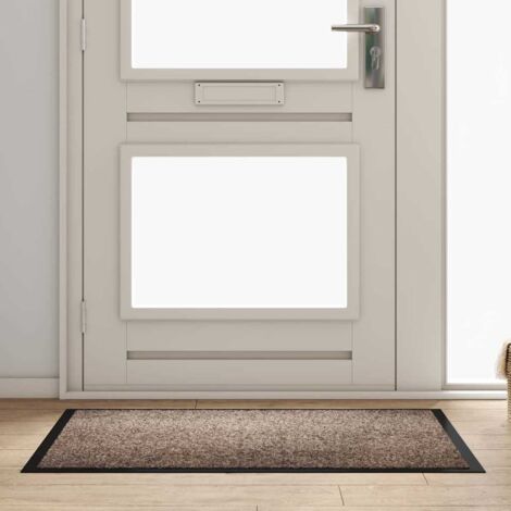 Felpudo Beige 60 x 40 x 1.2 cm Tela de peluche