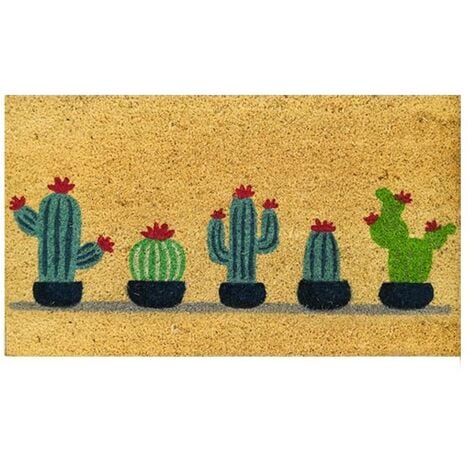 ASTURDINTEX COMERCIAL FELPUDO COCO ESTAMPADO 40X70CM CACTUS SURTIDO