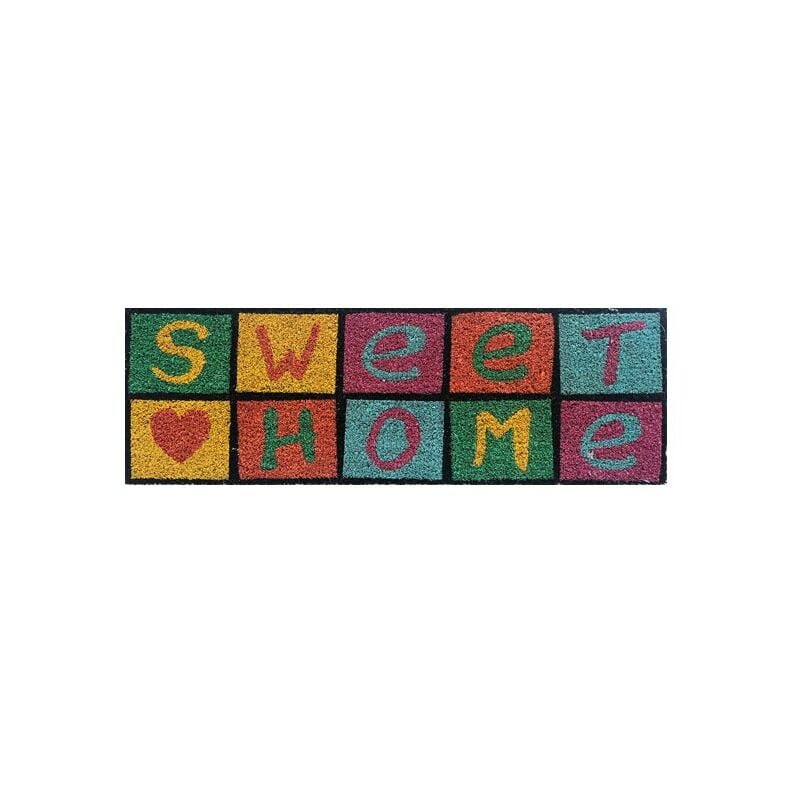 

Felpudo Coco Estampado Sweet Home 25x75cm