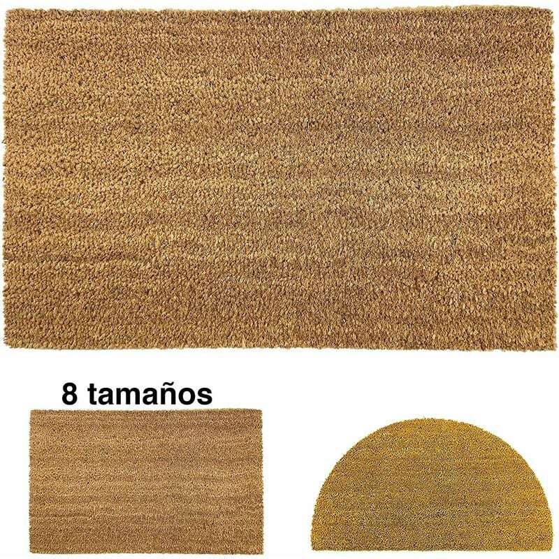 

Luca Home - FELPUDO COCO NATURAL ENTRADA A CASA 60X100CM, FELPUDO DE COCO ANTIDESLIZANTE PARA INTERIOR O EXTERIOR, FABRICADO DE ALTA CALIDAD