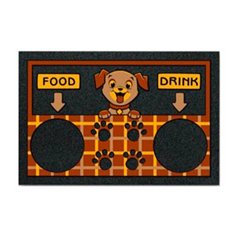 

Felpudo de caucho/poliamida formato Dog Food & Drink 40x60cm
