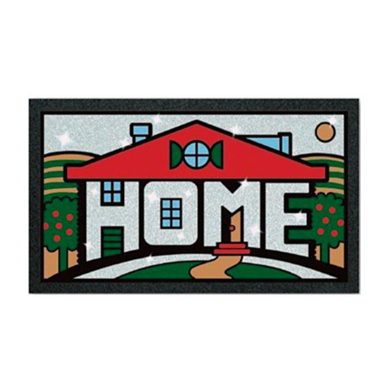 

Felpudo de caucho/poliamida formato Home 40x68cm