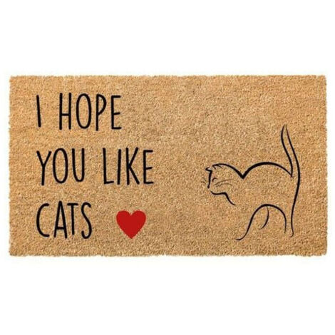 Felpudo de coco/PVC para gatos, 40x70 cm, Xtra