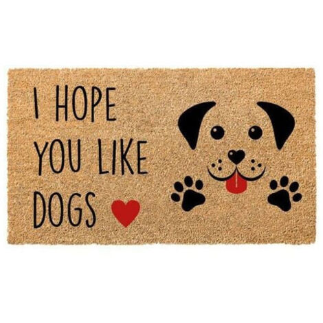 Felpudo de Coco/PVC para perros, 40x70 cm, Xtra