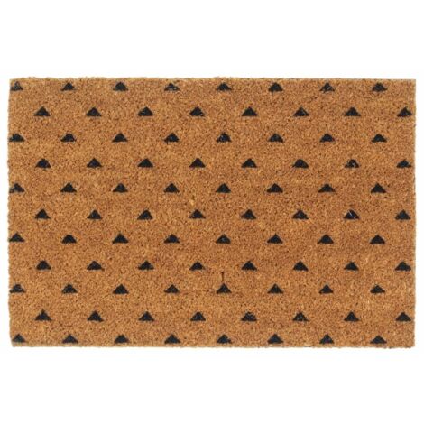 Felpudo de fibra de coco copetuda 40x60 cm