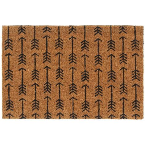 Felpudo de fibra de coco copetuda 40x60 cm