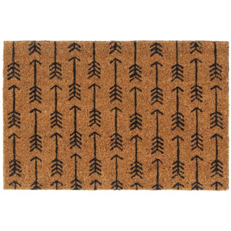Felpudo de fibra de coco copetuda 40x60 cm vidaXL