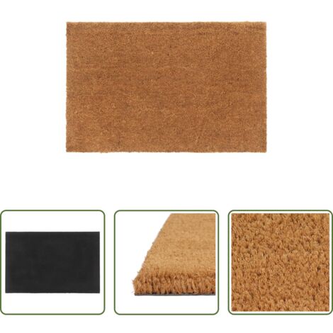 Felpudo de fibra de coco -  Felpudo de fibra de coco natural 65x100 cm