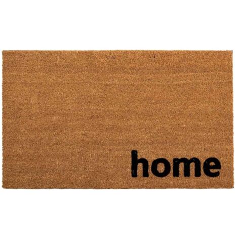 Felpudo de fibra marron 45x75