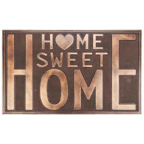 Felpudo de goma diseño home 45x75