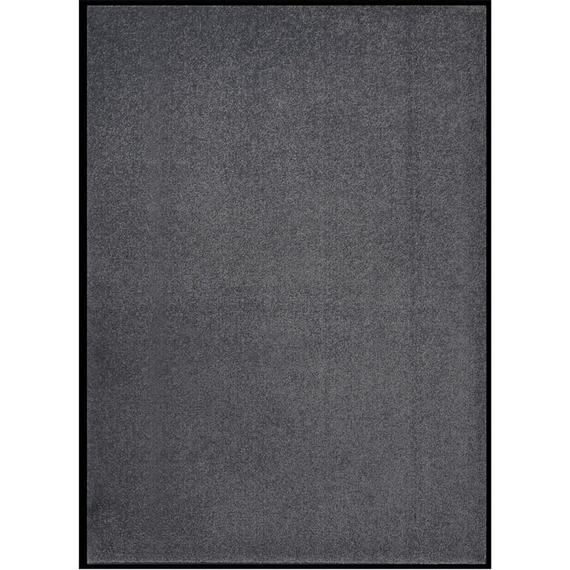 

Felpudo de rayas gris antracita 60x80 cm