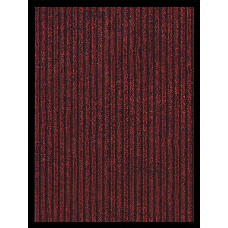 

Felpudo de rayas rojo 40x60 cm