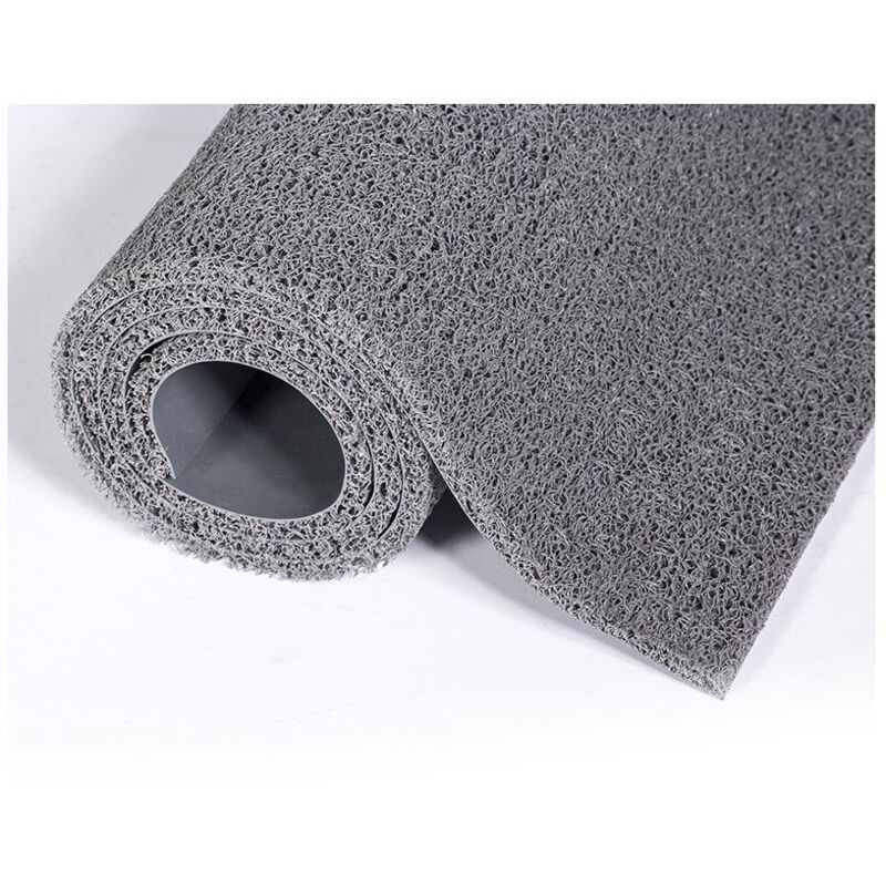 

Felpudo de Rizos. Con Base. 12x1.22M - color :Negro - Negro - Negro