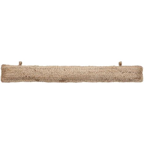 Felpudo de yute de lino Natura Beige 12x90cm - Atmosphera créateur d'intérieur
