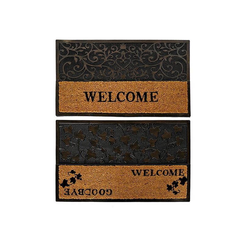

Felpudo DKD Home Decor Goma (2 pcs) (75 x 45 x 1.5 cm)