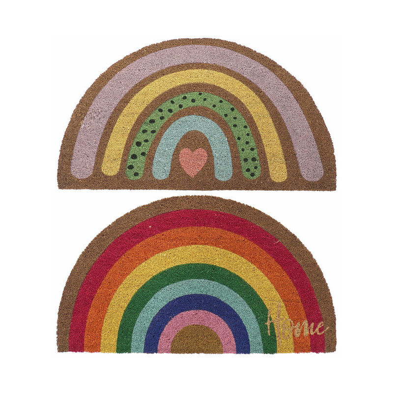 

Felpudo DKD Home Decor Multicolor Fibra (2 pcs) (90 x 50 x 1.5 cm)