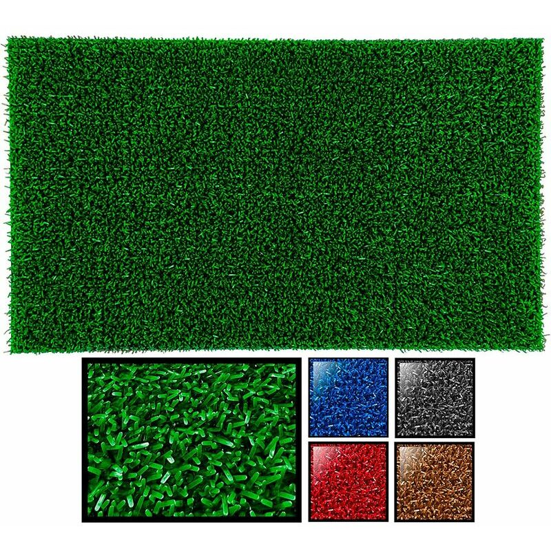 

Luca Home - FELPUDO ECOLÓGICO ENTRADA A CASA 40X70 VERDE, FELPUDO RECICLADO DE PVC ANTIDESLIZANTE PARA INTERIOR O EXTERIOR, FABRICADO DE ALTA CALIDAD