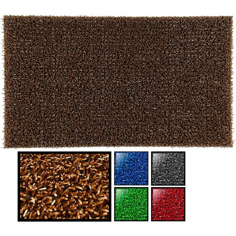 

Luca Home - FELPUDO ECOLÓGICO ENTRADA A CASA 40X70 MARRON, FELPUDO RECICLADO DE PVC ANTIDESLIZANTE PARA INTERIOR O EXTERIOR, FABRICADO DE ALTA CALIDAD