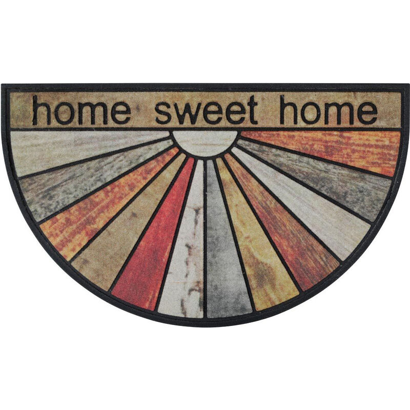 

Felpudo Estampado Media Luna 45X75Cm Goma - Home Sweet Home