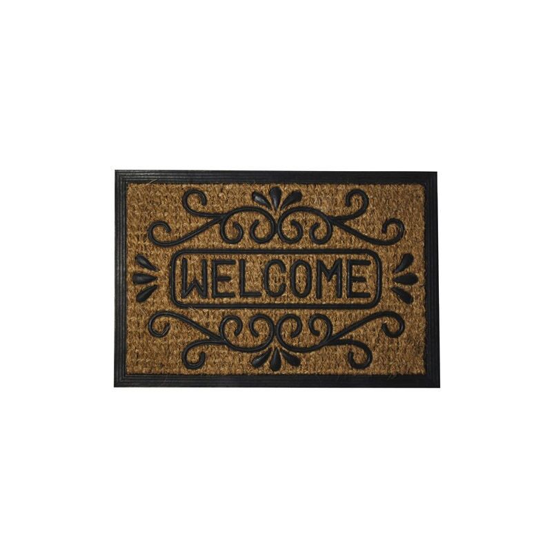 

Felpudo fibra coco y goma welcome 40x60 cm.