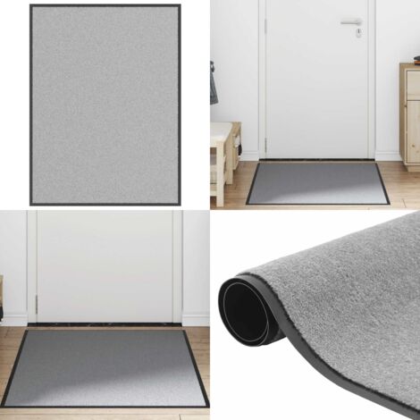 Felpudo gris 80x120 cm - Felpudo gris - Felpudo antideslizante