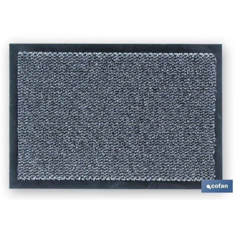 FELPUDO INTERIOR POLIPROPILENO 40X60CM GRIS