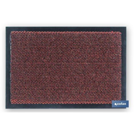 FELPUDO INTERIOR POLIPROPILENO 40X60CM ROJO