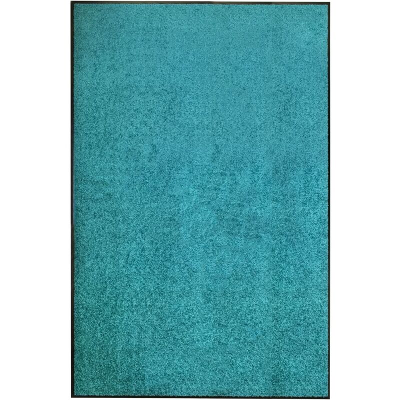 

vidaXL Felpudo lavable azul cian 120x180 cm - Azul