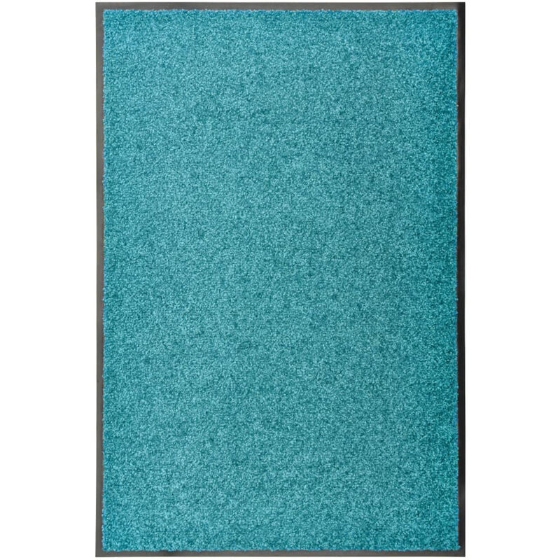 

Felpudo lavable azul cian 60x90 cm